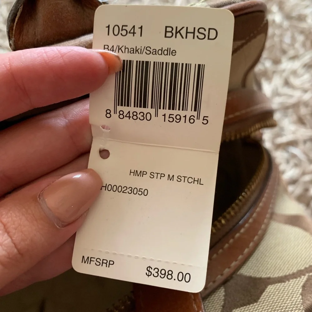 Vintage Coach Hampton Signature Satchel
